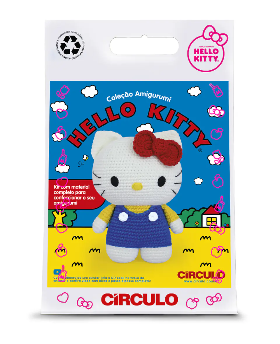 Círculo Kit de Amigurumi - Hello Kitty 1