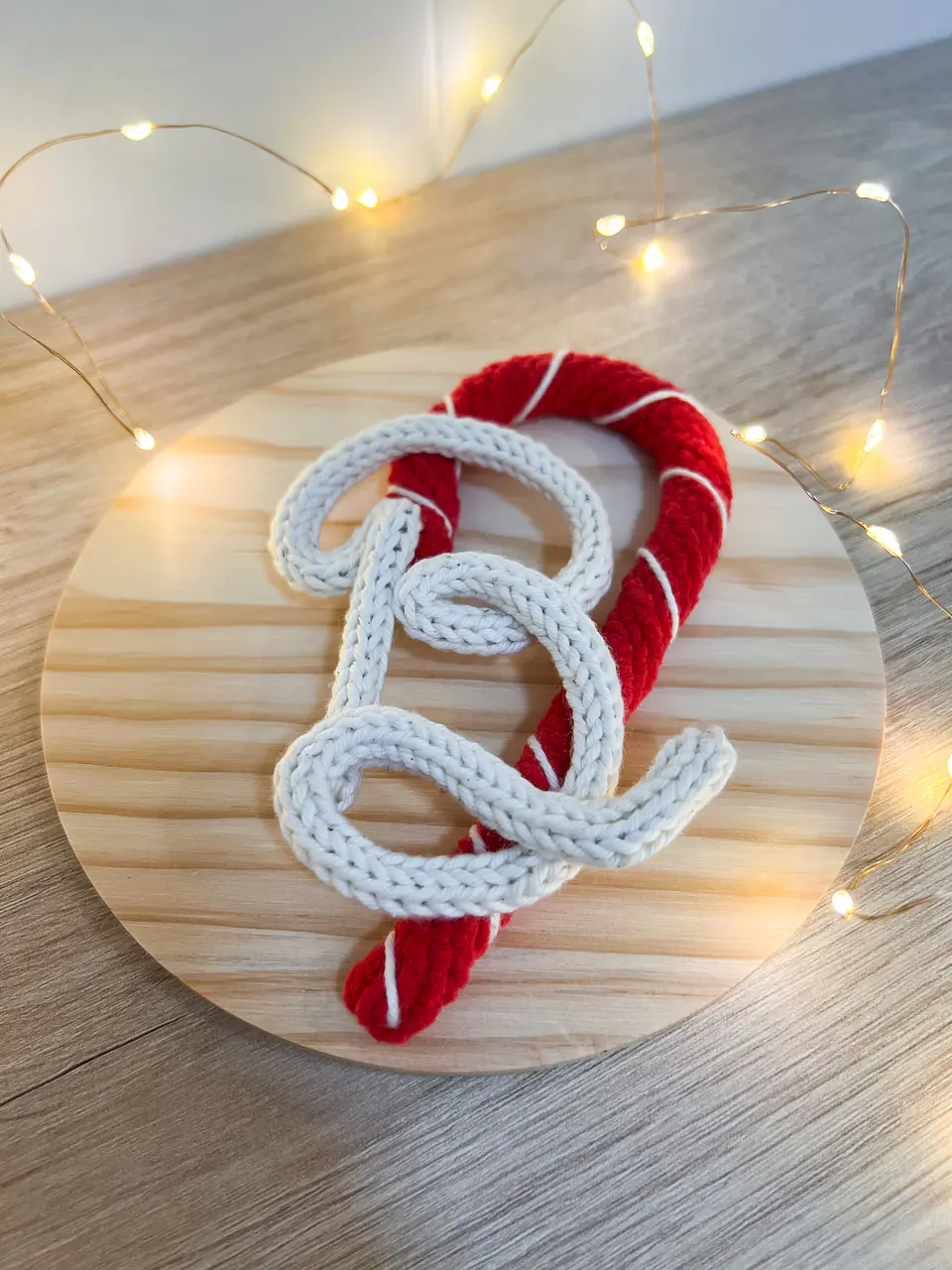 Bengala de Natal Personalizada com Inicial 5
