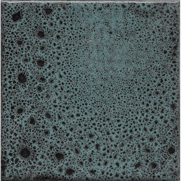 Azulejo 10x10cm - Cores de Efeito - Linha Klee - Cor Verde Petroleo