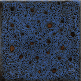 Azulejo 10x10cm - Cores de Efeito - Linha Klee - Cor Azul Escuro