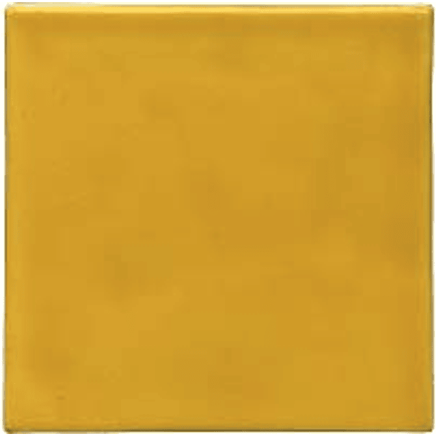 Azulejo feito à mão - Cor Amarelo Forte
