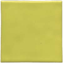 Azulejo feito à mão - Cor Amarelo Limão