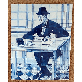 Petit Panneau "Fernando Pessoa" 19x23cm