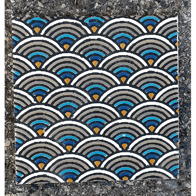 Azulejo artesanal 14x14cm - AA