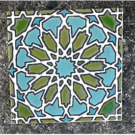 Azulejo artesanal 14x14cm - BB