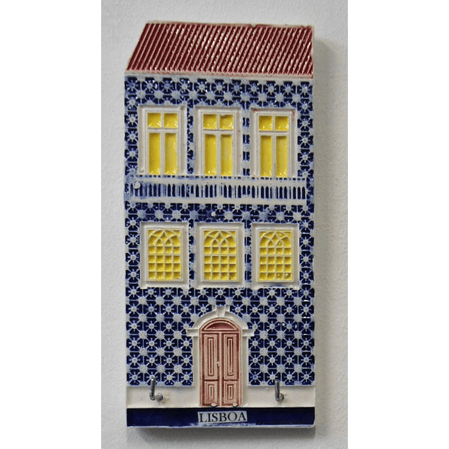 PORTA CHAVES Casinha de Lisboa na Vertical 
