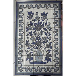 Tile Panel Flower Vase 1