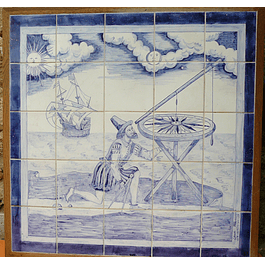 Tile Panel "Watching the sky"