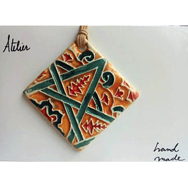 Necklace "Tiles and Mandalas" III