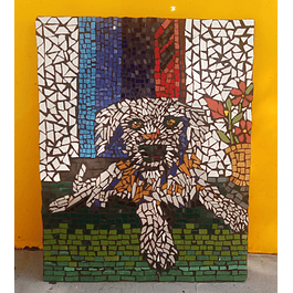 Kit - DIY - DIY - Mosaïque "Chien" 34x26cm