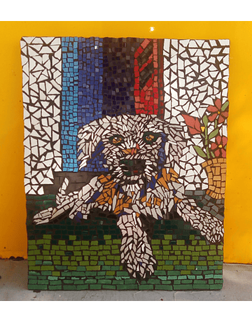 Kit - DIY - DIY - Mosaïque "Chien" 34x26cm