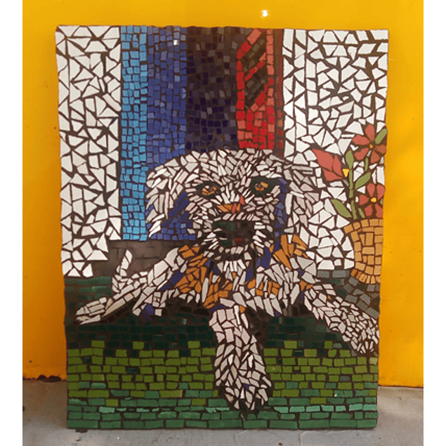 Kit - DIY - DIY - Mosaïque "Chien" 34x26cm