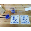 Kit - Faça você mesmo - Pinte Azulejos Portugueses