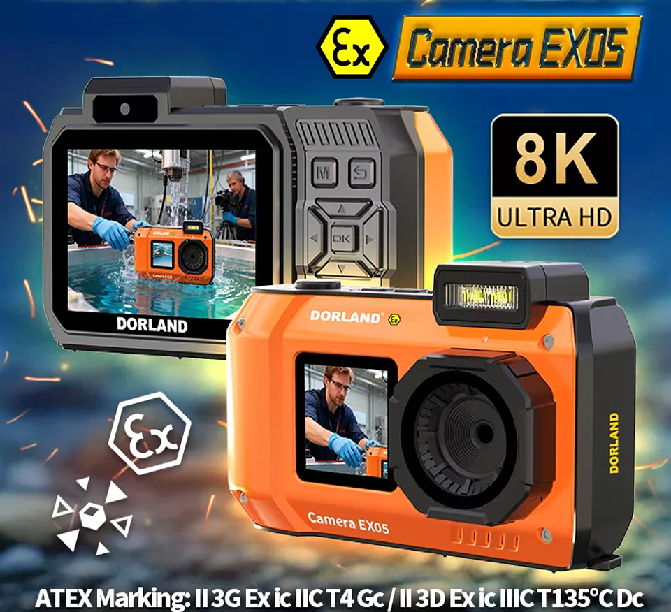 Cámara Digital Intrínseca ATEX IP 68 EX05 1