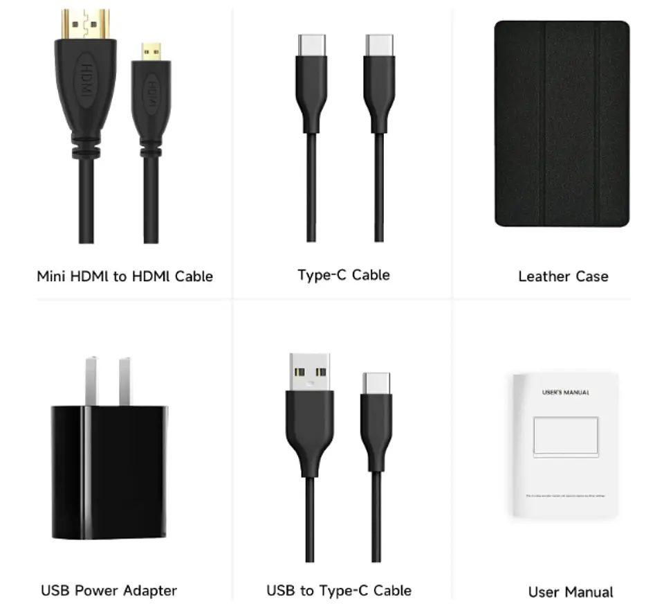 Monitor portátil de 15.6 pulgadas 1080P FHD, USB-C, HDMI, pantalla externa ultradelgada 100% sRGB para portátil, teléfono, MAC, PS5, Switch, Xbox, con altavoces duales y cubierta inteligente 5