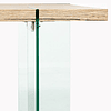 COMEDOR 6 SILLAS ELEGANCE GLASS 180X90X75 