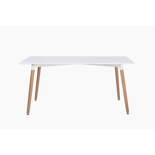 MESA DE COMEDOR TORINO BLANCA 160X80 