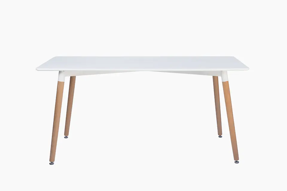 MESA DE COMEDOR TORINO BLANCA 160X80  1