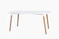 MESA DE COMEDOR TORINO BLANCA 160X80  - Miniatura 2