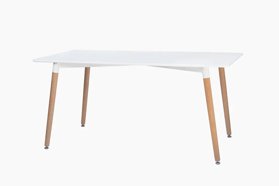MESA DE COMEDOR TORINO BLANCA 160X80  2