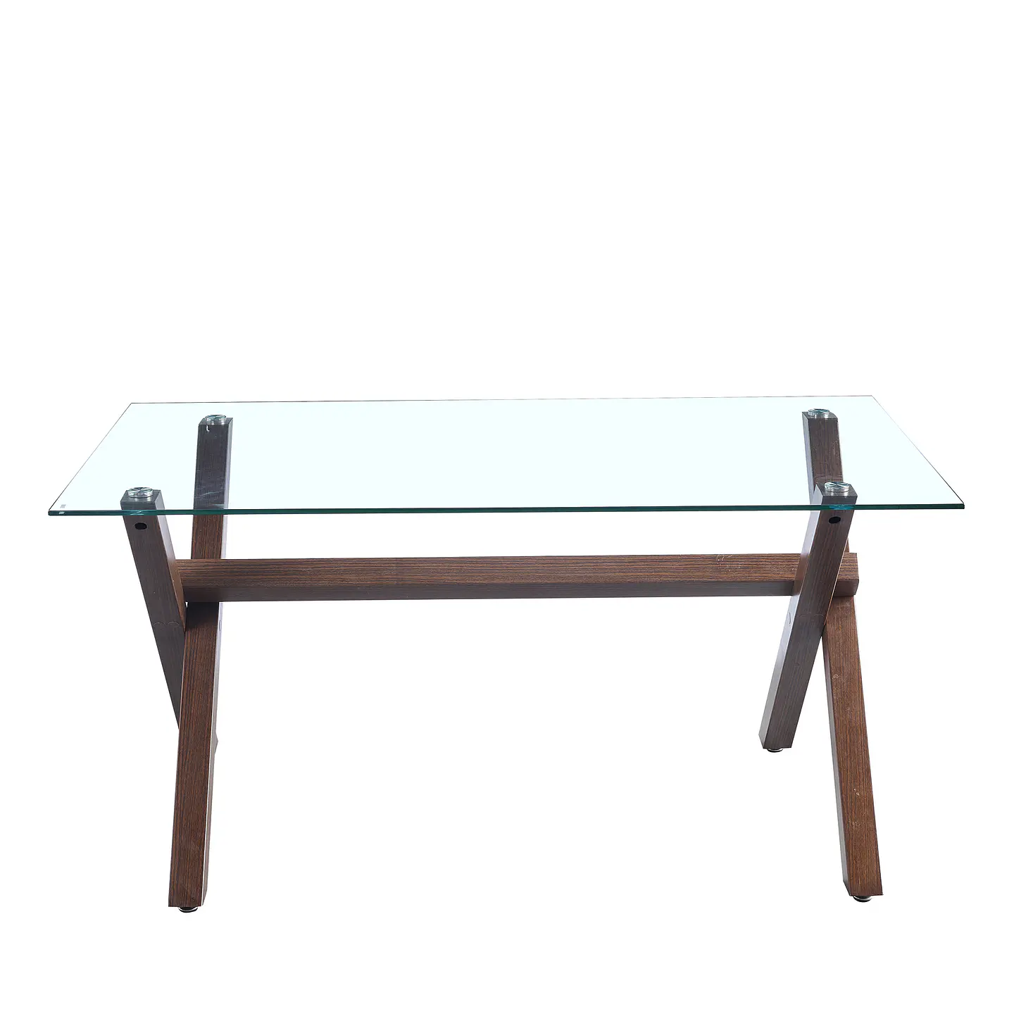 COMEDOR XTREME 150X90 NAT 6 SILLAS EAMS TAPIZ CAFÉ PATA CAFE 3