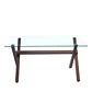 COMEDOR XTREME 150X90 NAT 6 SILLAS EAMS TAPIZ CAFÉ PATA CAFE - Miniatura 3