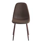 COMEDOR XTREME 150X90 NAT 6 SILLAS EAMS TAPIZ CAFÉ PATA CAFE - Miniatura 4