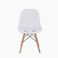 JUEGO DE COMEDOR EAMS RECT VIDRIO 4 SILLAS EAMS POINT BLANCAS - Miniatura 10