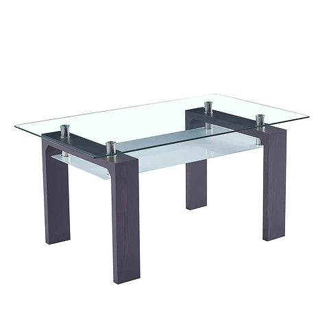 MESA DE COMEDOR CRYSTAL WOOD CAFE 150X90cm