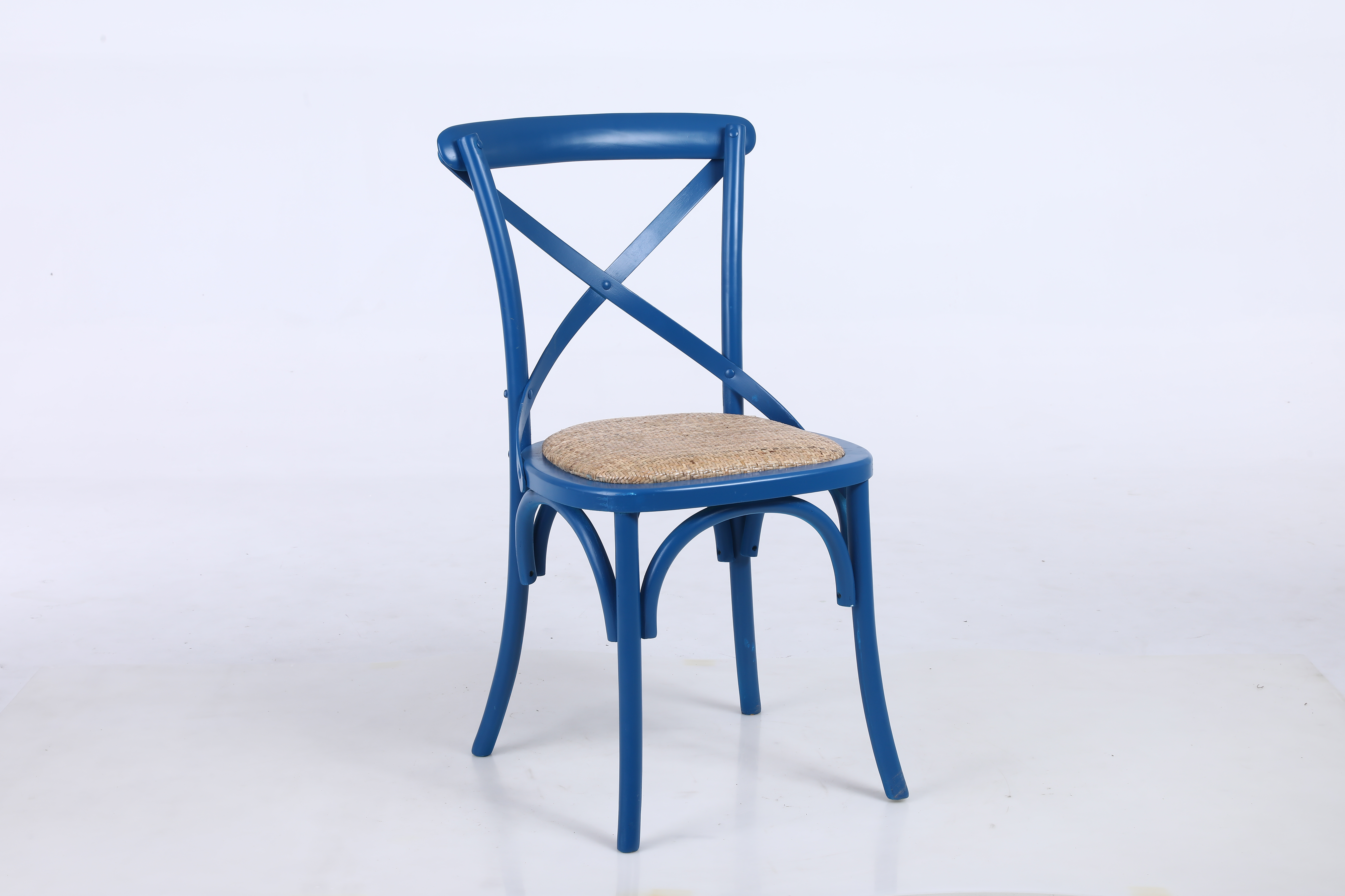 SILLA DE MADERA BOSQUE AZUL