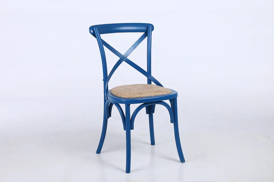 SILLA DE MADERA BOSQUE AZUL  1