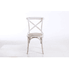 SILLA DE MADERA BOSQUE BLANCA 