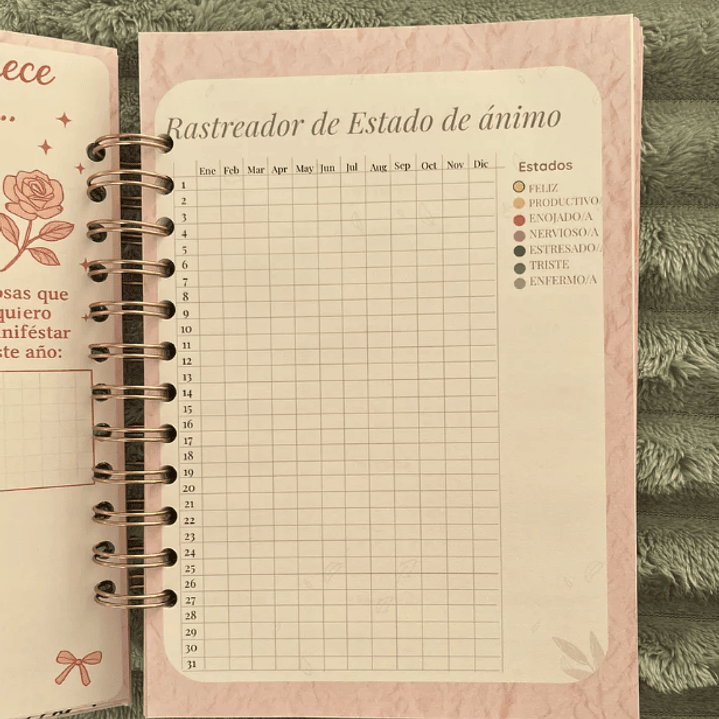 Planner Rosa Aesthetic 2026 4