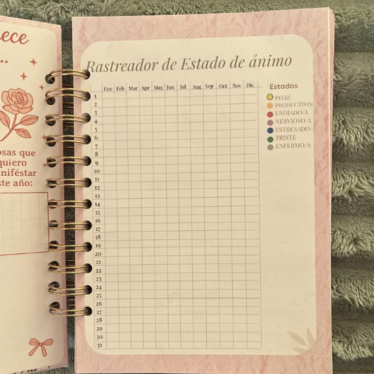 Planner Rosa Aesthetic 2026 4