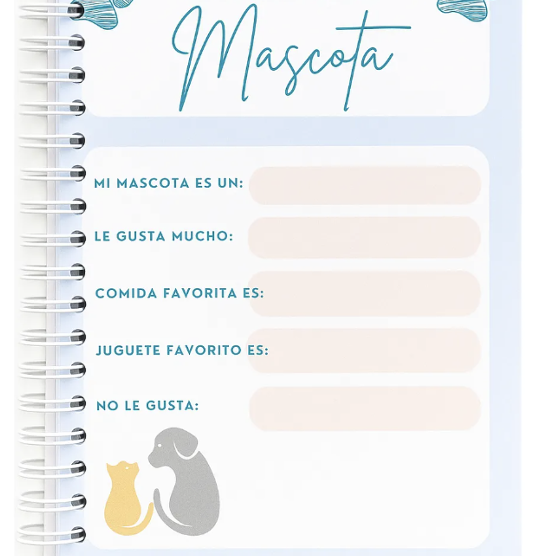 Agenda personalizada de mascota 🐾 | Diseñada por ATINMI Studio 2