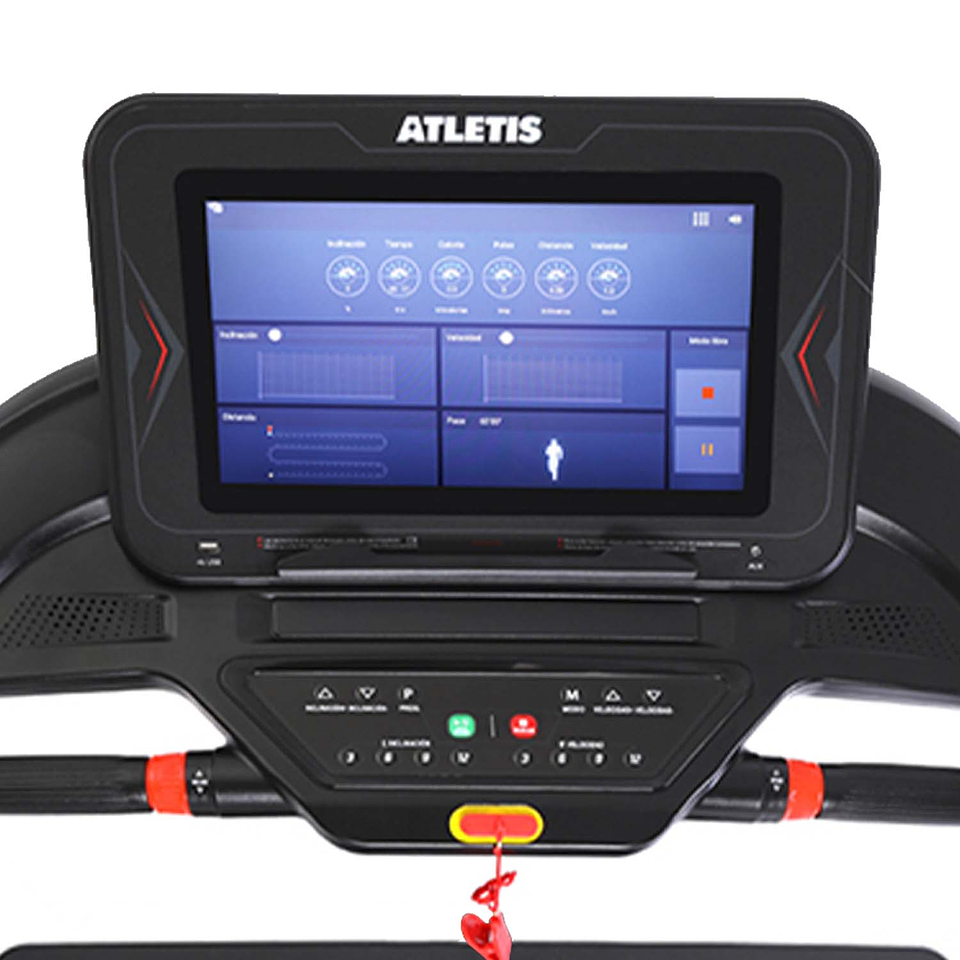 Trotadora Profesional X3000 20 km/h 3.0 HP Pantalla Táctil 4