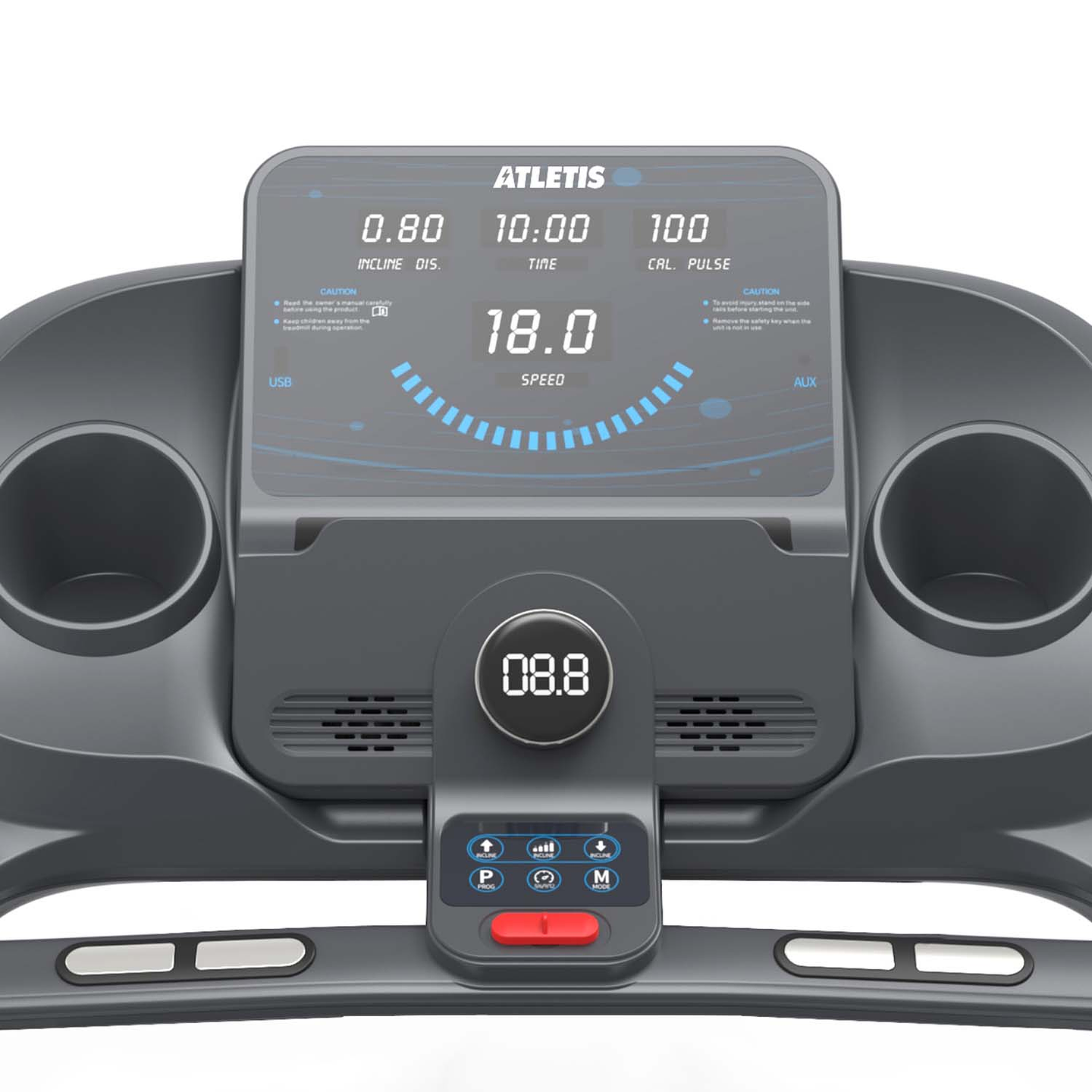 Trotadora X900 16 km/h 2.0 HP Inclinación Auto 5