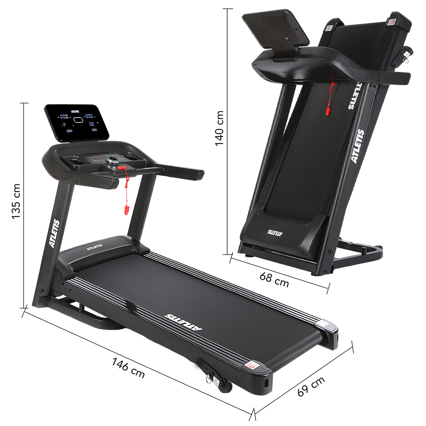 Trotadora Apex 7 14 km/h 2.0 HP Plegable 6