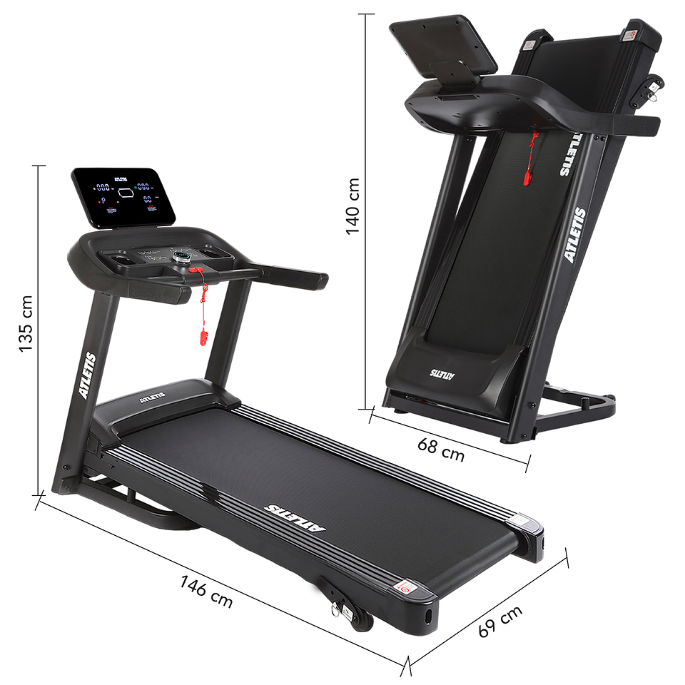 Trotadora Apex 5 14 km/h 2.0 HP Plegable 9