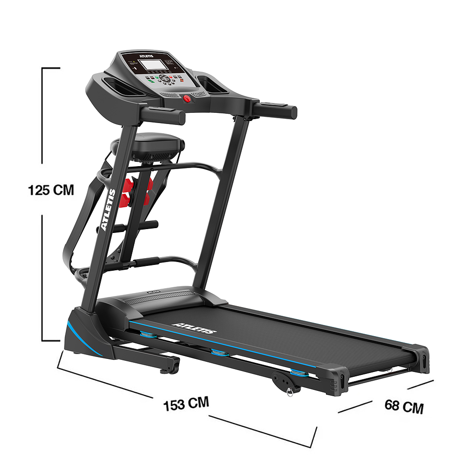 Trotadora Eléctrica A100 Plus con MP3 y USB Negro 6