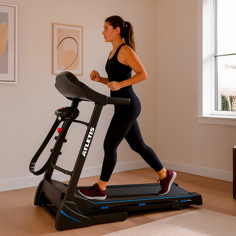 Trotadora Eléctrica A100 Plus con MP3 y USB Negro 8