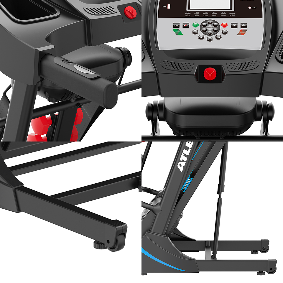 Trotadora Eléctrica A100 Plus con MP3 y USB Negro 9