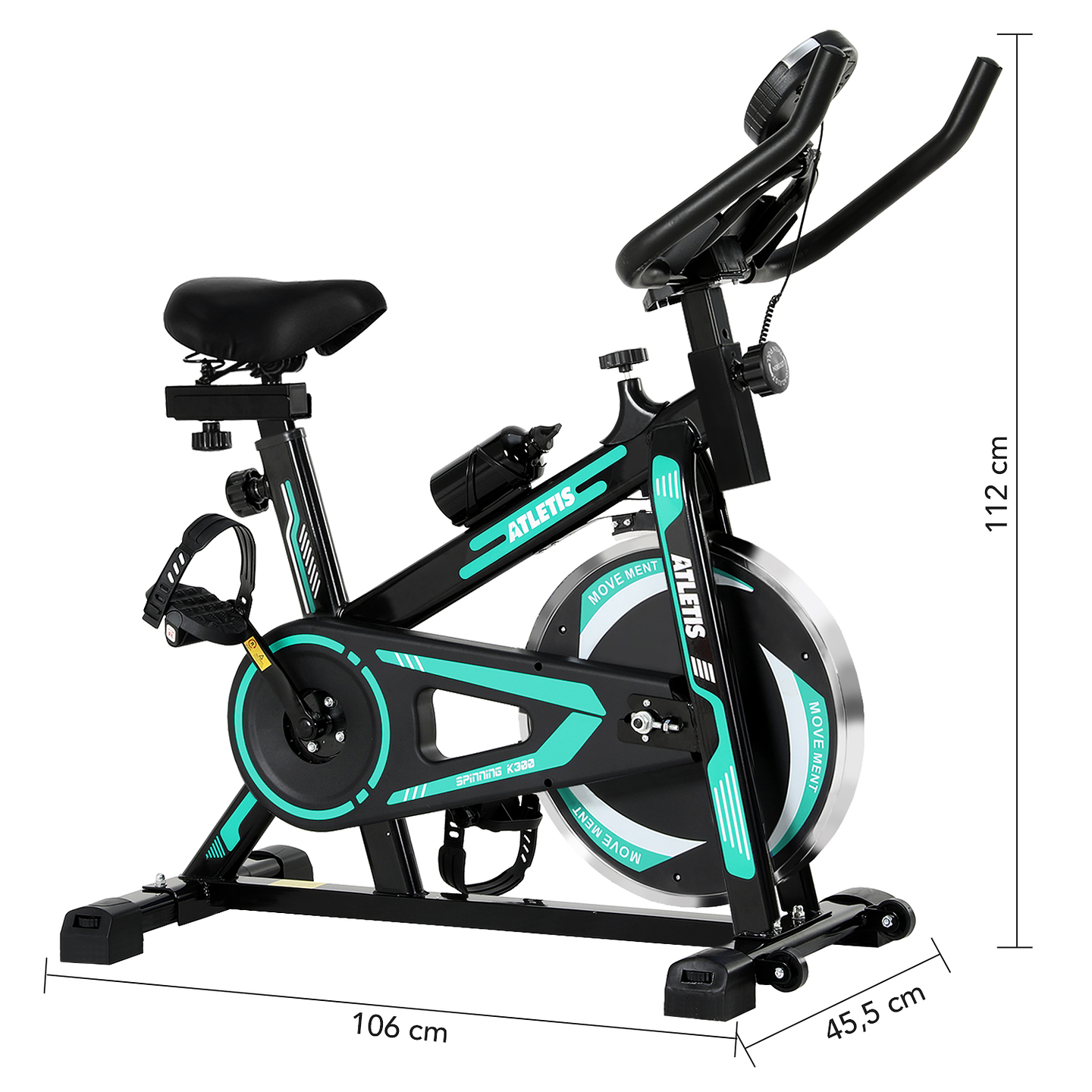 Bicicleta Spinning K300 6kg Verde 4