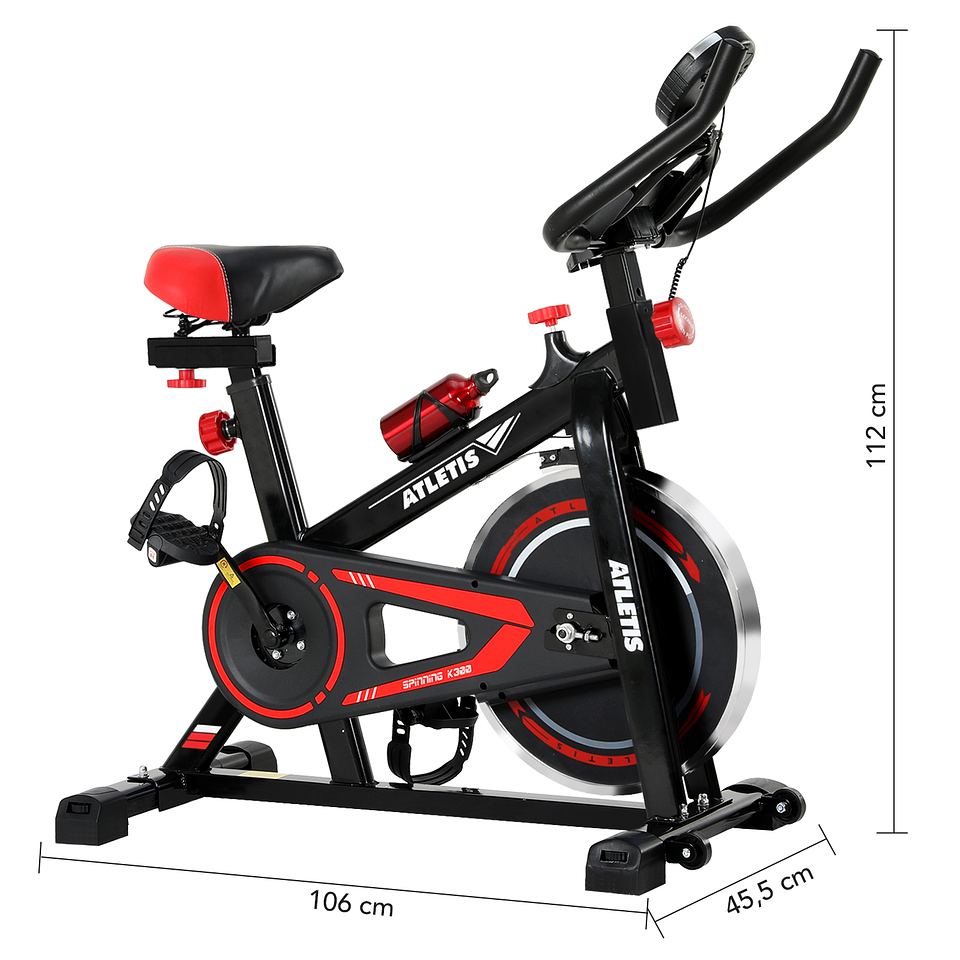 Bicicleta Spinning K300 6kg Rojo 1