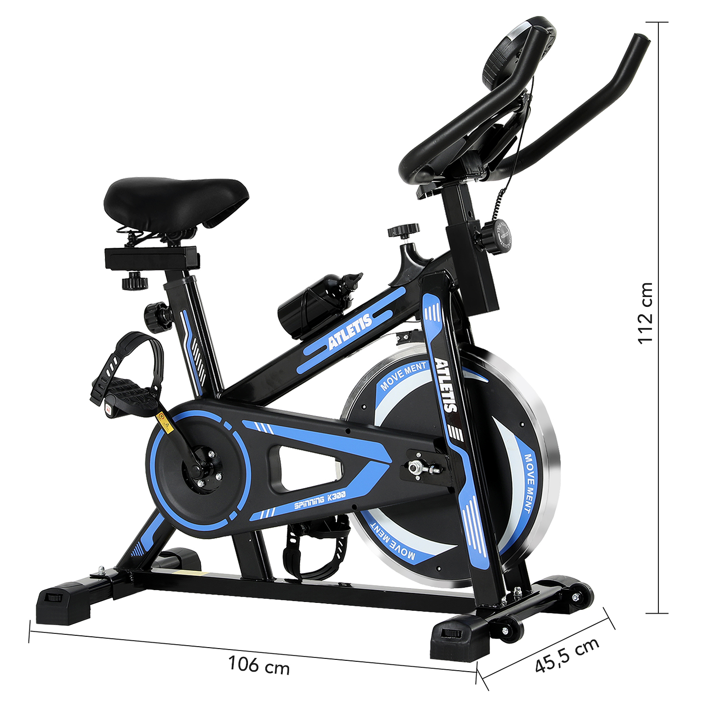 Bicicleta Spinning K300 6kg Azul 1