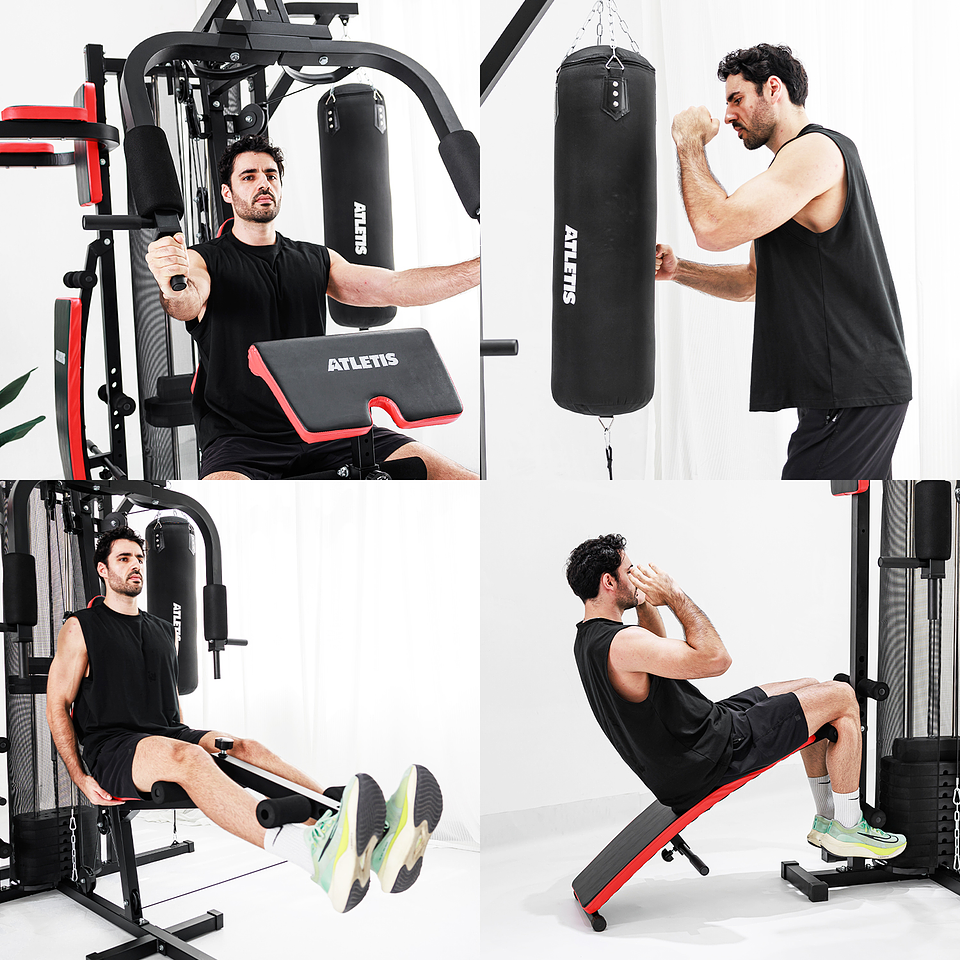 Home Gym Xtreme Force 400 - Todo en uno 72Kg 7