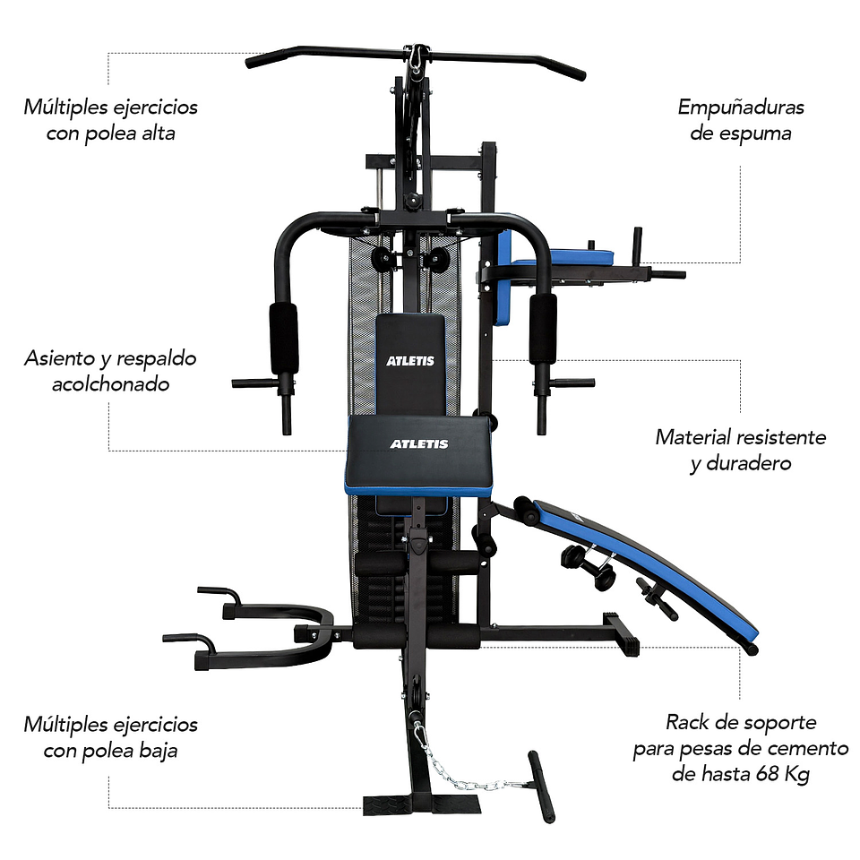Home Gym tres estaciones TF-7005A 3