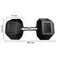 Mancuerna Hexagonal 30 Kg Negro - Miniatura 1