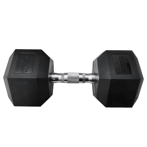 Mancuerna Hexagonal 25 Kg Negro