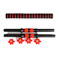 Set de Mancuernas y Barra 30 Kg 2 en 1 Negro - Miniatura 4